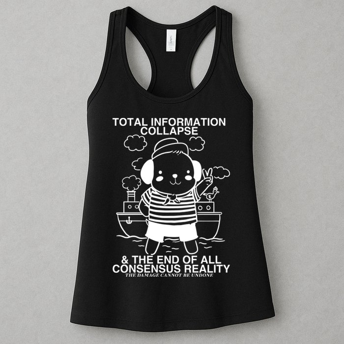 Total Information Collapse & The End Of All Consensus Reality Womens Tank Top