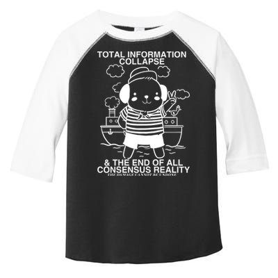 Total Information Collapse & The End Of All Consensus Reality Toddler Fine Jersey T-Shirt