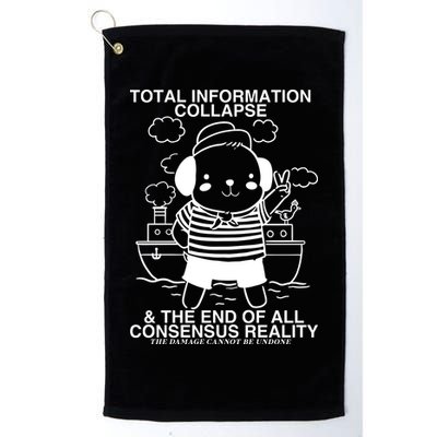 Total Information Collapse & The End Of All Consensus Reality Golf Towel