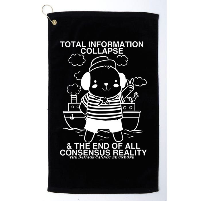 Total Information Collapse & The End Of All Consensus Reality Golf Towel