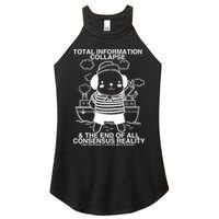 Total Information Collapse & The End Of All Consensus Reality Women's Perfect Tri Rocker Tank