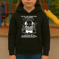 Total Information Collapse & The End Of All Consensus Reality Kids Hoodie