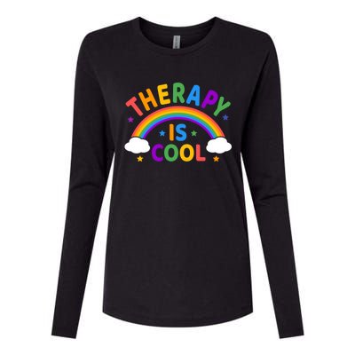 Therapy Is Cool ! End The Stigma Tal Health Awareness Gift Womens Cotton Relaxed Long Sleeve T-Shirt