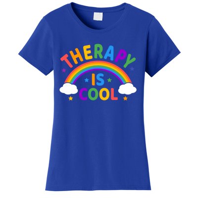 Therapy Is Cool ! End The Stigma Tal Health Awareness Gift Women's T-Shirt