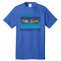 Things I Do In My Spare Time Retro Bookish Reading Books Gift Tall T-Shirt