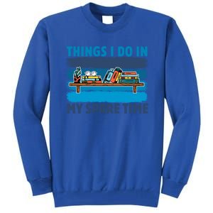 Things I Do In My Spare Time Retro Bookish Reading Books Gift Tall Sweatshirt