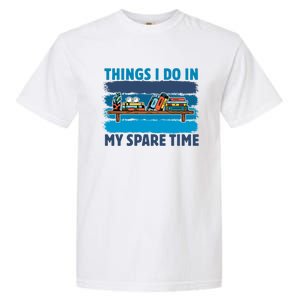 Things I Do In My Spare Time Retro Bookish Reading Books Gift Garment-Dyed Heavyweight T-Shirt