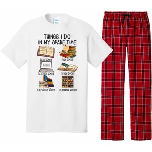 Things I Do In My Spare Time Book Lover Librarian Book Nerd Pajama Set