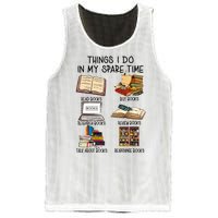 Things I Do In My Spare Time Book Lover Librarian Book Nerd Mesh Reversible Basketball Jersey Tank