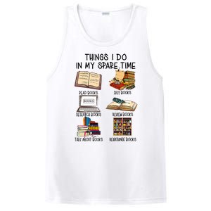 Things I Do In My Spare Time Book Lover Librarian Book Nerd PosiCharge Competitor Tank