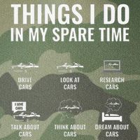 Things I Do In My Spare Time Funny Car Guy Car Enthusiast Legacy Tie Dye Trucker Hat