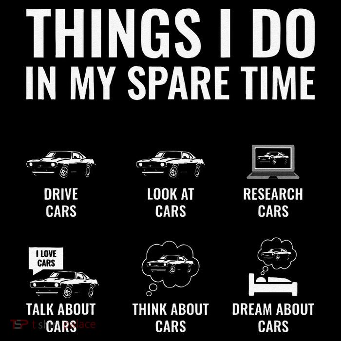 Things I Do In My Spare Time Funny Car Guy Car Enthusiast Mug
