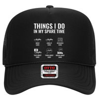 Things I Do In My Spare Time Funny Car Guy Car Enthusiast Hat