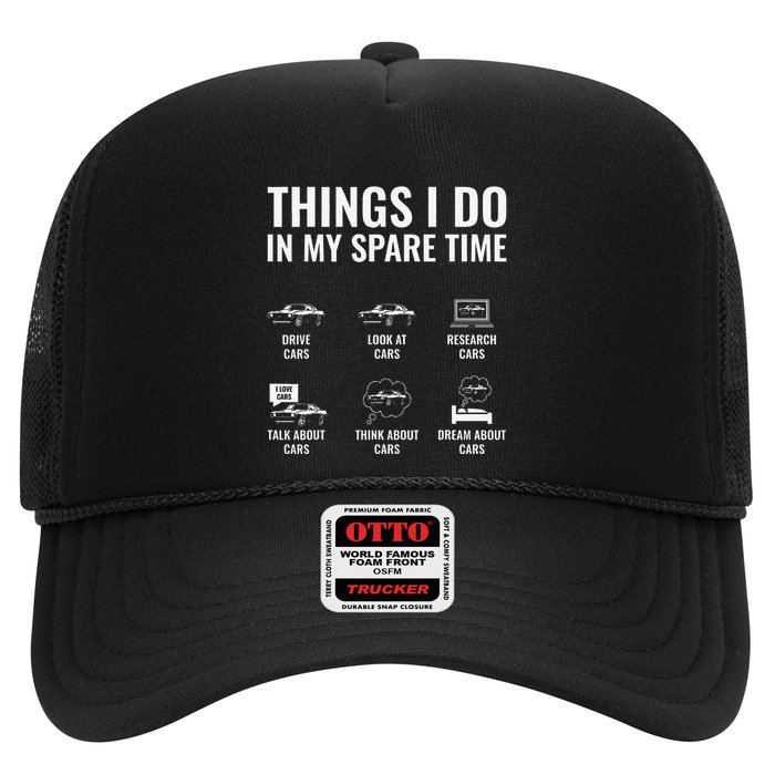 Things I Do In My Spare Time Funny Car Guy Car Enthusiast Hat