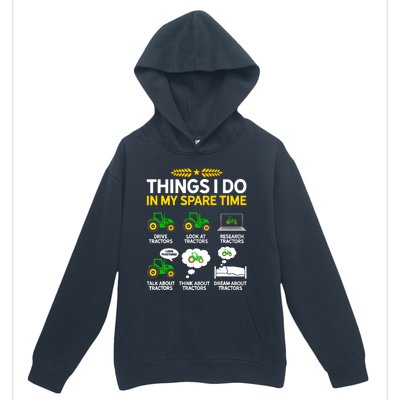 Things I Do In My Spare Time Tractor Agriculture Farmer Urban Pullover Hoodie