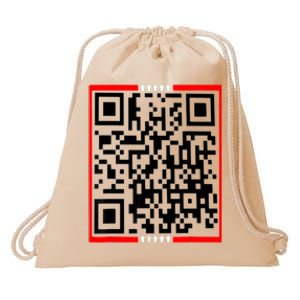 Trump Is Dancing Trump Is Your President Qr Trump Drawstring Bag