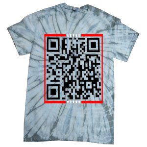 Trump Is Dancing Trump Is Your President Qr Trump Tie-Dye T-Shirt