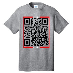 Trump Is Dancing Trump Is Your President Qr Trump Tall T-Shirt