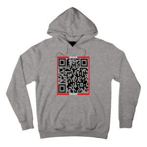 Trump Is Dancing Trump Is Your President Qr Trump Tall Hoodie