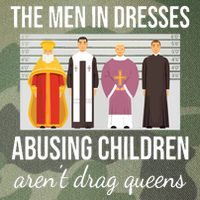 The In Dresses Abusing Children Arent Drag Queens Legacy Tie Dye Trucker Hat