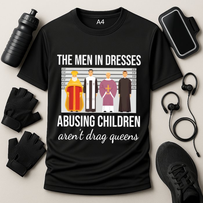 The In Dresses Abusing Children Arent Drag Queens Performance Shirt