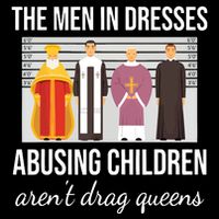 The In Dresses Abusing Children Arent Drag Queens Sustainable Bucket Hat