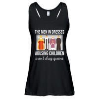 The In Dresses Abusing Children Arent Drag Queens Ladies Essential Flowy Tank