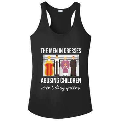 The In Dresses Abusing Children Arent Drag Queens Ladies PosiCharge Competitor Racerback Tank