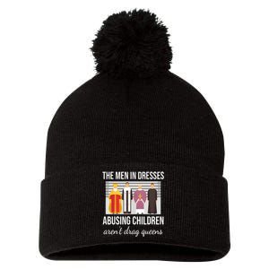 The In Dresses Abusing Children Arent Drag Queens Pom Pom 12in Knit Beanie