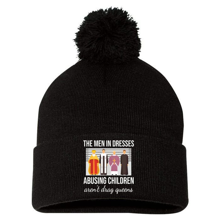 The In Dresses Abusing Children Arent Drag Queens Pom Pom 12in Knit Beanie