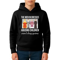 The In Dresses Abusing Children Arent Drag Queens Kids Hoodie