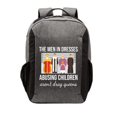 The In Dresses Abusing Children Arent Drag Queens Vector Backpack