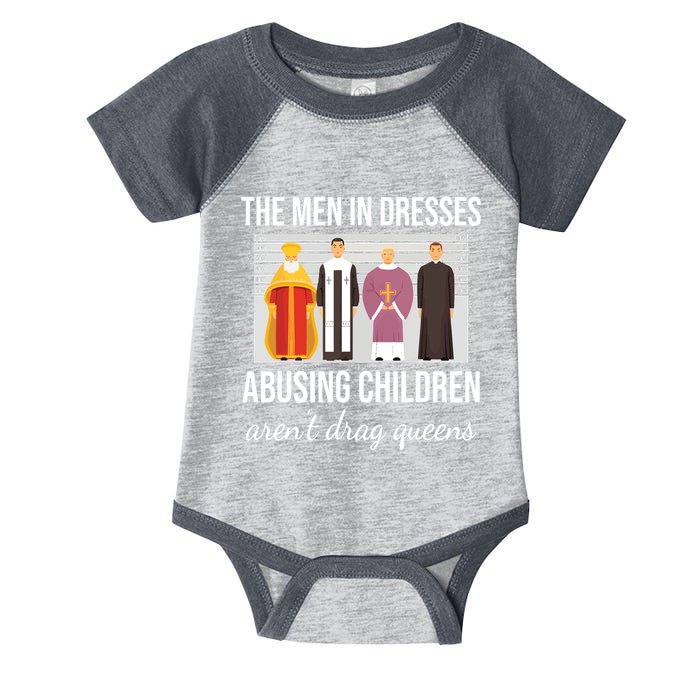 The In Dresses Abusing Children Arent Drag Queens Infant Baby Jersey Bodysuit