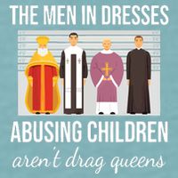 The In Dresses Abusing Children Arent Drag Queens Sueded Cloud Jersey T-Shirt