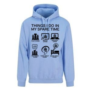 Things I Do In My Spare Time Chess Lover Unisex Surf Hoodie