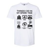 Things I Do In My Spare Time Chess Lover Softstyle CVC T-Shirt