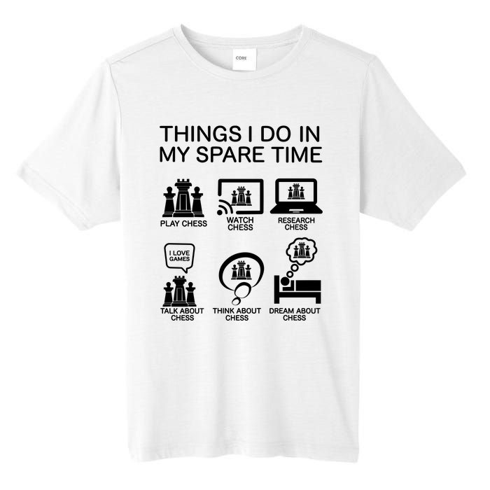 Things I Do In My Spare Time Chess Lover Tall Fusion ChromaSoft Performance T-Shirt