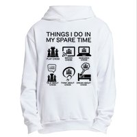 Things I Do In My Spare Time Chess Lover Urban Pullover Hoodie