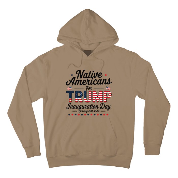 Trump Inauguration Day 2025 For Native Americans Hoodie