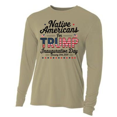 Trump Inauguration Day 2025 For Native Americans Cooling Performance Long Sleeve Crew