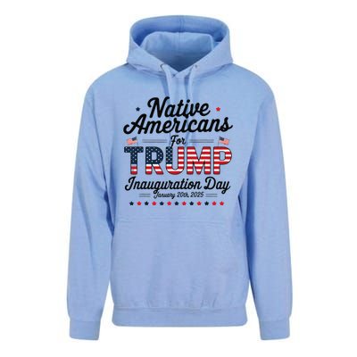 Trump Inauguration Day 2025 For Native Americans Unisex Surf Hoodie