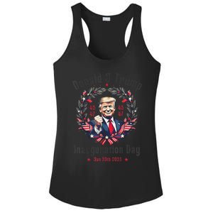 Trump Inauguration Day 2025 Donald J Trump 45 47 Victory Ladies PosiCharge Competitor Racerback Tank