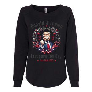 Trump Inauguration Day 2025 Donald J Trump 45 47 Victory Womens California Wash Sweatshirt