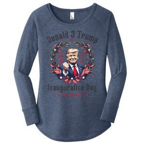 Trump Inauguration Day 2025 Donald J Trump 45 47 Victory Women's Perfect Tri Tunic Long Sleeve Shirt