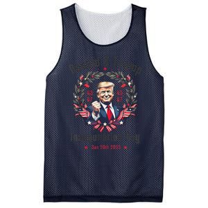 Trump Inauguration Day 2025 Donald J Trump 45 47 Victory Mesh Reversible Basketball Jersey Tank