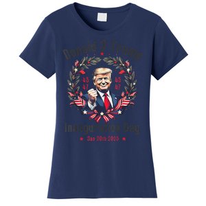 Trump Inauguration Day 2025 Donald J Trump 45 47 Victory Women's T-Shirt