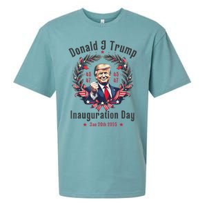 Trump Inauguration Day 2025 Donald J Trump 45 47 Victory Sueded Cloud Jersey T-Shirt