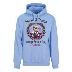 Trump Inauguration Day 2025 Donald J Trump 45 47 Victory Unisex Surf Hoodie