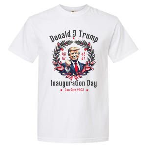 Trump Inauguration Day 2025 Donald J Trump 45 47 Victory Garment-Dyed Heavyweight T-Shirt