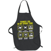 Things I Do In My Spare Time Airplanes Aviation Pilot Apron
